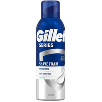 Gillette Revitalizující pěna na holení Series Sensitive Green Tea (Revitalizing Shave Foam) 200 ml man