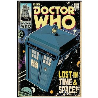 Plakát Doctor Who - TARDIS Comic