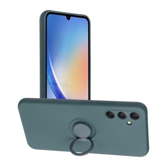 Smarty Ring silikonový kryt Samsung Galaxy A34 5G zelený
