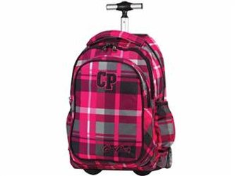 Plecak młodzieżowy na kółkach różowy -JUNIOR Cool Pack