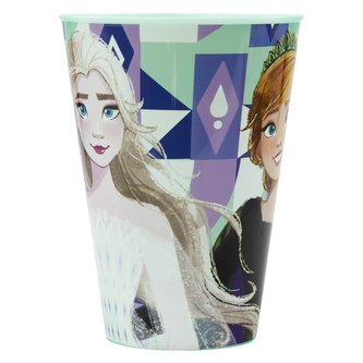 Kelímek s brčkem Frozen Ice Magic  - 430 ml
