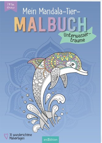 Mein Mandala-Tier-Malbuch - Unterwasserträume