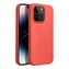 Smarty Silikonový kryt iPhone 14 Pro broskvový