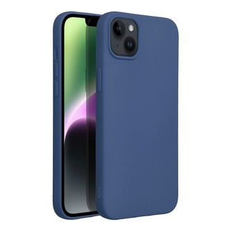 Smarty Silikonový kryt iPhone 14 Plus modrý