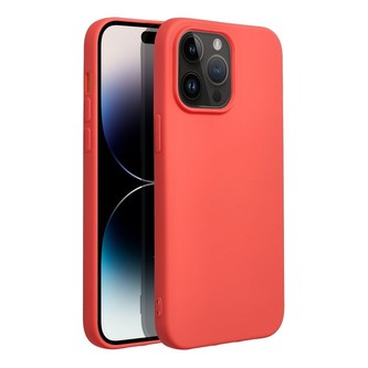 Smarty Silikonový kryt iPhone 14 Pro Max broskvový