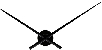 Designové nástěnné hodiny 3118zw Nextime Hands černé 70cm