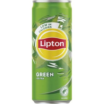 Ledový čaj Lipton, zelený, 0,33l, bal. = 24 ks