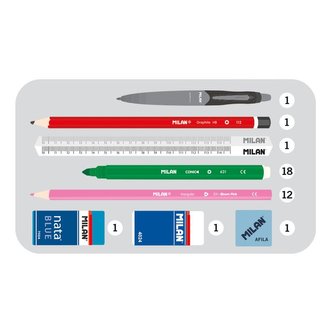 Penál 2-patrový/plněný MILAN - Vikings série