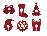 SET 6 značkovačů na slenice na víno ČERVENÝ 12x1,5 cm (cena za 6 kusů) Mybesthome