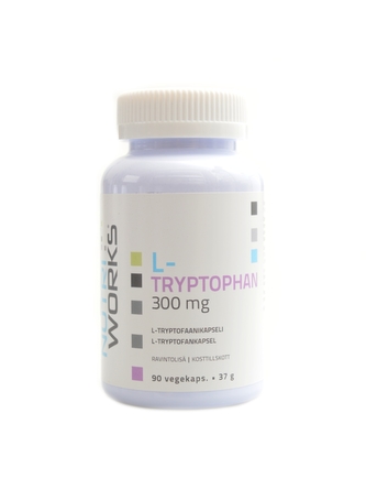 NutriWorks - L-Tryptophan 300mg 90 kapslí