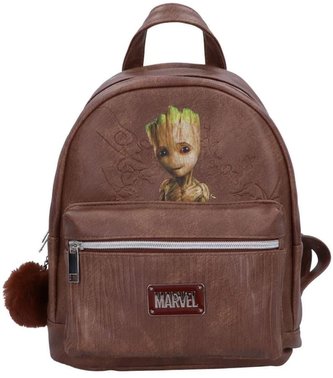 Dámský batoh Guardians Of The Galaxy|Strážci galaxie: Groot (objem 8 litrů|27 x 30 x 10 cm) hnědý polyuretan Dámský batoh Guardians Of The Galaxy|Strážci galaxie: Groot (objem 8 litrů|27 x 30 x 10 cm) hnědý polyuretan