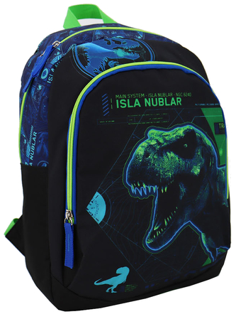 Batoh Jurassic World|Jurský svět: Isla Nublar (objem 11 litrů|27 x 38 x 11 cm) černý polyester
