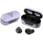Guess True Wireless Triangle Logo BT5.0 bezdrátová sluchátka fialová