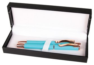 Pióro + długopis Master w etui 38 niebieski Pióro + długopis Master w etui 38 niebieski