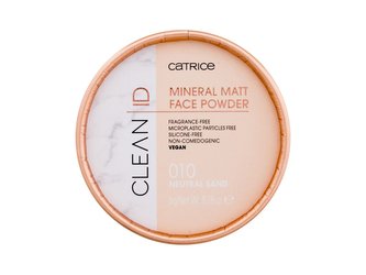 Catrice Clean ID Pudr Mineral Matt Face Powder 8 g 010 Neutral Sand pro ženy
