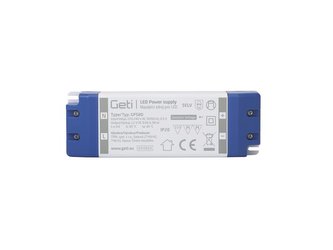 Zdroj spínaný pro LED 12V/ 80W  GETI  GPS80, IP20