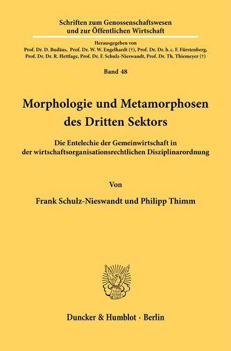 Morphologie und Metamorphosen des Dritten Sektors.