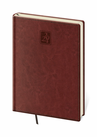 Diář 2024 denní A5 Nebrasca - anglická červená