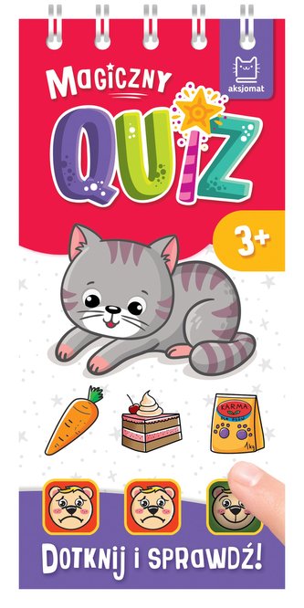 Magiczny quiz z kotkiem. Dotknij i sprawdź