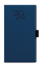 Týdenní diář 2024 Jakub Fabric kapesní modrá