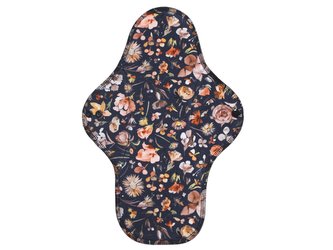 XL vložka (Bambusové froté s PUL) - Noční džungle (bavlněný úplet)