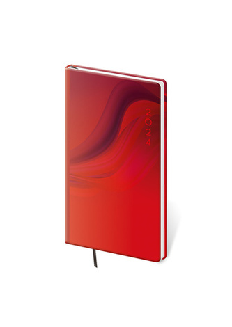 Kapesní diář Vario Red design