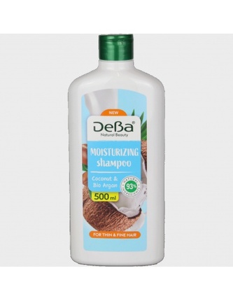 DeBa šampon Moisturizing Coconut & BIO Argan 500 ml