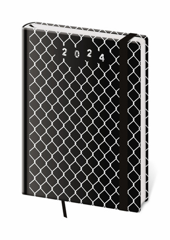 Denní diář A5 Vario Wire s gumičkou
