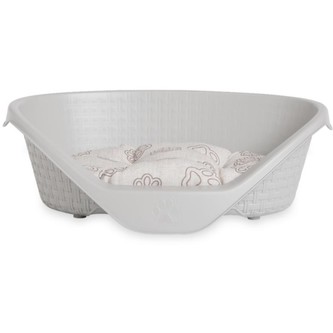 BAMA Pelíšek pro kočky a psy NIDO 110 cm, barva světle šedá