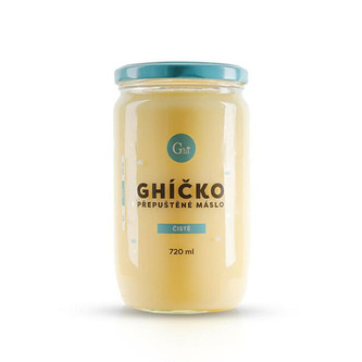 České ghíčko Přepuštěné máslo ghí 720 ml
