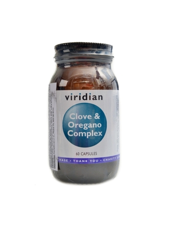 Viridian - Clove & Oregano Complex 60 kapslí Viridian - Clove & Oregano Complex 60 kapslí