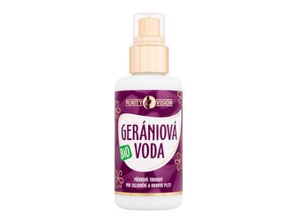 Purity Vision Geranium Pleťová voda a sprej Bio Water 100 ml pro ženy