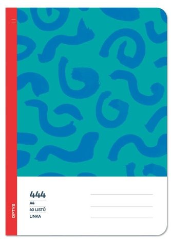Optys Školní sešit 444 bezdřevý linka - spirálky Optys Školní sešit 444 bezdřevý linka - spirálky