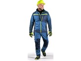 Kalhoty CXS NAOS pánské, modro-modré, HV žluté doplňky, vel. 46