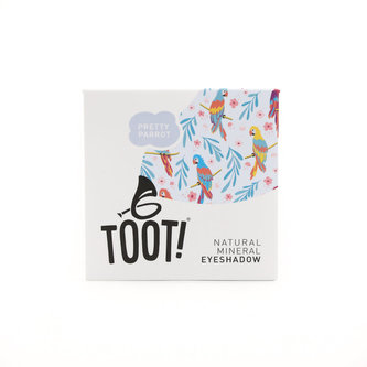 TOOT! Minerální oční stíny modré – Pretty Parrot (2,3 g) - pro holky a kluky od 4 do 99 let
