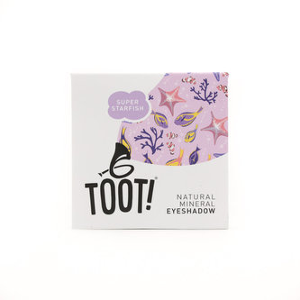 TOOT! Minerální oční stíny fialové – Super Starfish (2,3 g) - pro holky a kluky od 4 do 99 let