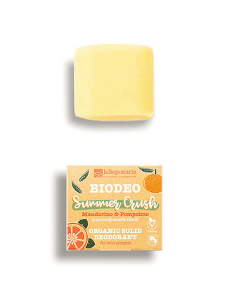 laSaponaria Tuhý deodorant Summer Crush BIO (40 g) - s exotickou vůní citrusů laSaponaria Tuhý deodorant Summer Crush BIO (40 g) - s exotickou vůní citrusů