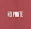 NO PONTE