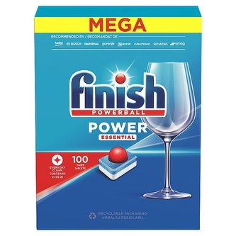 Finish Power Essential All-in-1 tablety do myčky nádobí 100 ks