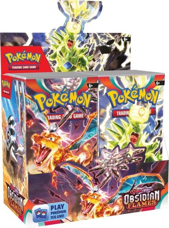 Pokémon TCG: Scarlet & Violet 03 Obsidian Flames - Booster Pokémon TCG: Scarlet & Violet 03 Obsidian Flames - Booster