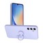 Smarty Ring silikonový kryt Samsung Galaxy A34 5G fialový