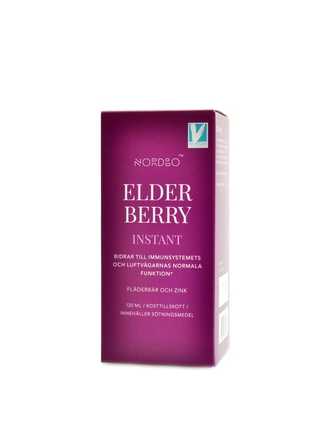 Nordbo - Elderberry Instant 120ml (Extrakt z černého bezu + zinek)