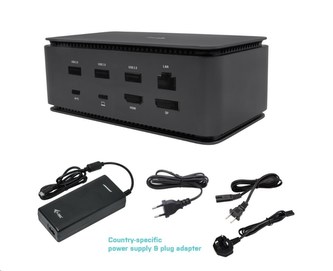 i-tec USB4 Metal Docking station Dual 4K HDMI DP with Power Delivery 80 W + Univ.Charg. 112W