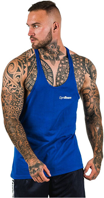 GymBeam Pánské tílko Stringer Dark Blue L