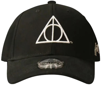 Kšiltovka Harry Potter: Relikvie smrti (nastavitelná) černá bavlna Kšiltovka Harry Potter: Relikvie smrti (nastavitelná) černá bavlna