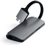 Satechi TYPE-C Dual Multimedia Adapter vesmírně šedý