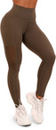 GymBeam Dámské legíny Mesh Panel Olive M