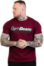 GymBeam Pánské tričko Beam Burgundy XL