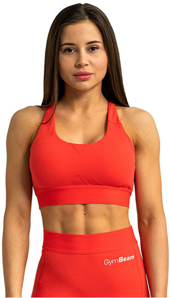 GymBeam Sportovní podprsenka Limitless Hot Red XS