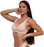 GymBeam Bezešvá podprsenka Beige XS